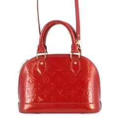 ルイヴィトン ハンドバッグ モノグラム・ヴェルニ アルマBB M90174 LOUIS VUITTON 2way レッド