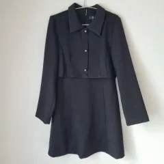 冬ツイード ONE PIECE ブラック