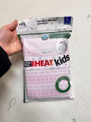 新品 ヒートテック 女児 アンダーシャツ L ( 12 ー 14 三)