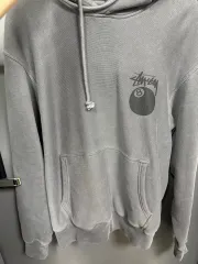 STUSSY(ステューシー) 8 ボール フード PIGMENT(ピグメント) ダイド 黒