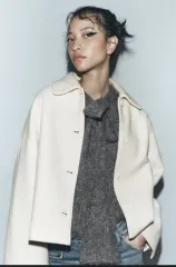 ZARA ザラ zw collection MANTECO ウール コート XS