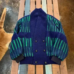 ヴィンテージ モヘア ウール ショールカラー カーディガン 日本 ヴィンテージ