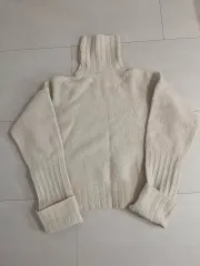 アイボリー タートルネック 厚い ニット ( 77 まで)