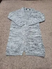 DIVIDED ロング ニット カーディガン