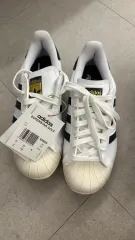 adidas(アディダス) スニーカー 靴 スーパースター ゴルフ 220 レディース ゴルフシューズ ホワイトネイビー