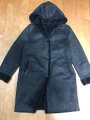 ユニクロ フード ムートン Single コート M