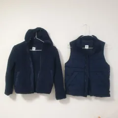 GAP(ギャップ) キッズ 120 ベスト付き ジャケット アウター セット