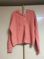 とてもふわふわです 快適に ウェアラブル あります フード カーディガンです