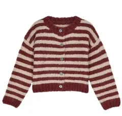 *今週中に値下げ予定* ふわふわニット ボーダー柄 カーディガン 出品