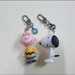新品) SNOOPY フィギュアキーホルダー 2個 セット