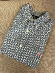 (L)ポロ チェック シャツ