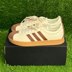 （ 235 ） adidas(アディダス) VL コート 2 0 クリーム ブラウン