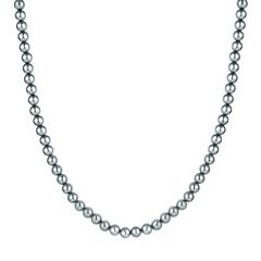 【新品】 [Mesaro] パール ネックレス レディース メンズ パールネックレス クオリティ ダークグレー シンプル 男女兼用 冠婚葬祭 真珠 黒真珠 アクセサリー 誕生日 贈り物 0