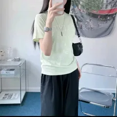 ライトグリーン半袖T