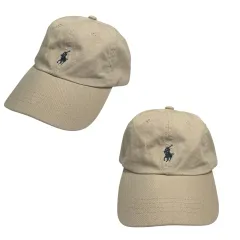 POLO Ralph Lauren（ポロ） 新型 ベージュ ボールキャップ 帽子