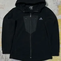 アディダス フリース フーディー ジップアップ 100