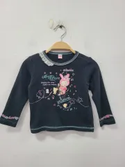 幼児) メゾピアノ Tシャツ 黒