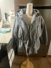 グレー キルトコート