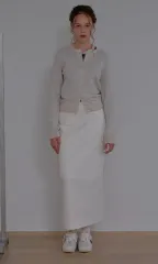 <新品> ストレート マキシ スカート Mサイズ 出品 13万円