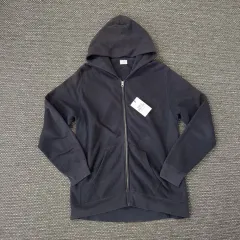 Champion(チャンピオン) リバースウィーブ ダークネイビー ベーシック 裏起毛 ジップアップパーカー フード付き