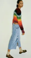 新品 ZARA(ザラ) ストライプ ニット セーター