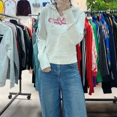 ポロ Ralph Lauren(ラルフローレン) Y2K 白 フード付きTシャツ