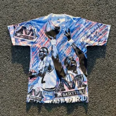 90s NBA 魔法 ジョンソン AOP ブートレッグ Tシャツ
