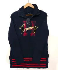 トミーヒルフィガー ニット ハーフジップアップ 新品