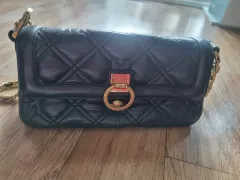 メトロシティ ブラック キルティング チェーンバッグ 12-21