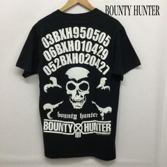 BOUNTY HUNTER 半袖ベースボールシャツ　ユニフォーム　デカロゴ　L黒 BOUNTY HUNTER 半袖ベースボールシャツ ユニフォーム デカロゴ L黒
