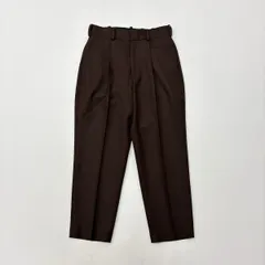 25aw 2025 新品 VAINL ARCHIVE ヴァイナル アーカイブ Calf-F ウールオックスフォード トラウザーズ パンツ size S 定価41,800円 803-0090のサムネイル