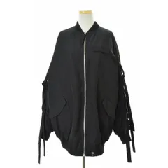 【DOUBLESTANDARDCLOTHING】0205-140-184 リボンスリーブ オーバーサイズ MA-1 ブルゾンジャケットのサムネイル
