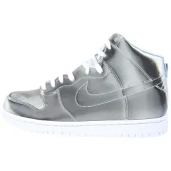 NIKE (ナイキ) ×CLOT DUNK HIGH SILVER クロット ダンク ハイカットスニーカー シルバー US9/27cm DH4444-900のサムネイル