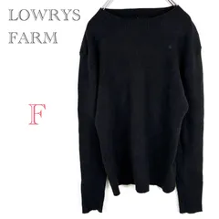 ローリーズファーム LOWRYS FARM【F】リブニット セーター シンプル 重ね着