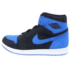 NIKE (ナイキ) AIR JORDAN 1 RETRO HIGH OG ROYAL REIMAGINED DZ5485-042 エアジョーダン1スエードロイヤル ハイカットスニーカー ブルー/ブラック US10.5/28.5cm