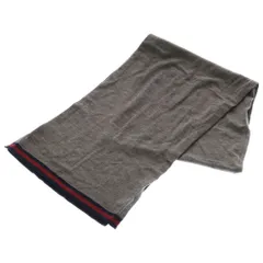 GUCCI (グッチ) Wool Stole ウールストール マフラー グレー 327377 3G206のサムネイル