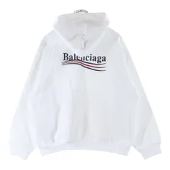 balenciaga キャンペーンロゴ パーカー フーディ 中古・古着通販】BALENCIAGA (バレンシアガ) BALENCIAGA POLITICAL