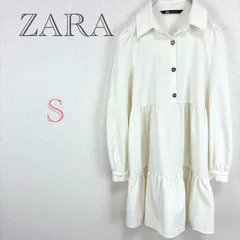 ザラ ZARA【S】チュニックワンピース ティアード カジュアル 春