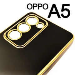 OPPO A5 スマホケース パステルカラー　ブラックのサムネイル