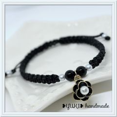 アンクレット or ブレスレット 天然石【和レトロ④】ハンドメイド