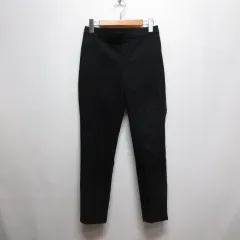 ジーユー GU クロップド レギンス パンツ L 黒 ブラック