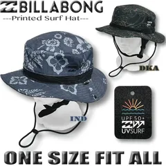 【最短翌日配達】 ビラボン サーフハット メンズ BILLABONG 帽子 UVハット 紫外線対策 プリント柄 サーフブランドBF011-913