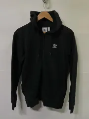 adidas(アディダス) ファイヤーバード ビッグロゴ トラックトップス フード付き ジップアップパーカー ジャージ ジャケット ツーウェイ ジッパー