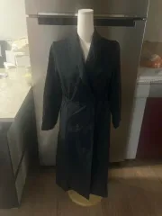 ロングジャケットドレス