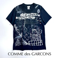 cW62 noir kei ninomiya COMME des GARCONS グラフィック Tシャツ 総柄 プリント ペンキ デザイン クルーネック ブラック 黒 ノワールケイニノミヤ ギャルソンのサムネイル