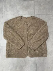 ユニクロ ウィメンズ ラウンド ボア フリース XL