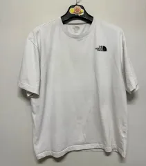 THE NORTH FACE ザノースフェイス 基本 ロゴ グラフィック Tシャツ 出品 クリーム XXL 110 2XL