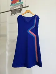 VINTAGE 青 ワンピース