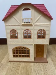 Sylvanian Families(シルバニアファミリー) 3 ステイハウス オープンカー うさぎ ベビーカー キッチン バスルーム 女の子の部屋 くま 家族 猫