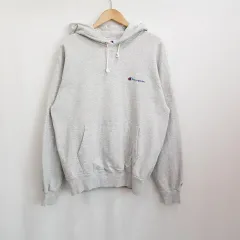 Champion 刺繍 ロゴ オーバーサイズ アメリカ 팍 起毛 フード Tシャツ メンズL H207